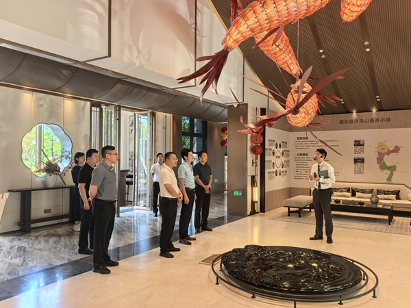 壽縣縣委常委、副縣長(zhǎng)房鯤鵬一行到訪省健康養(yǎng)老公司